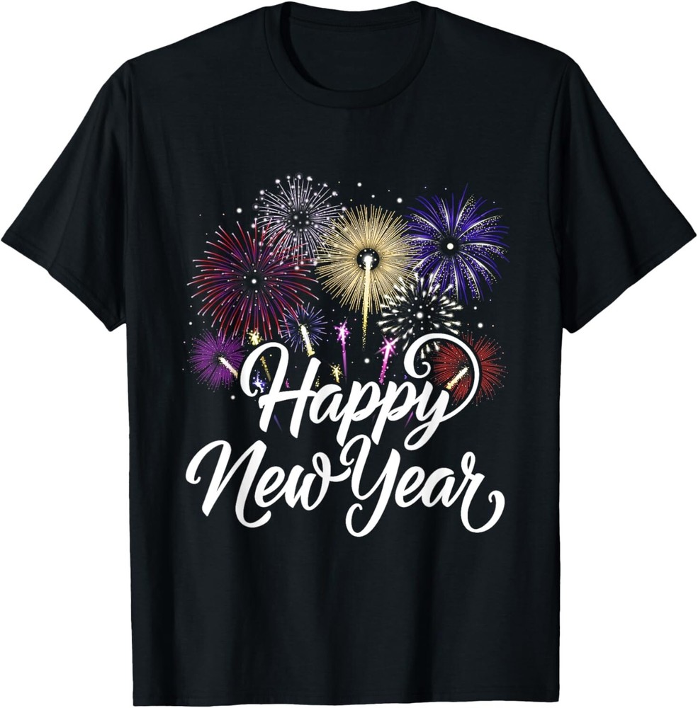 NEW New Years Eve Party Supplies NYE 2025 Happy New Year Best Gift T-Shirt S-3XL-image