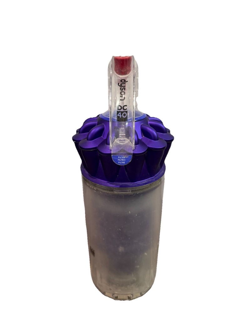 Dyson Ball DC40 Vacuum Dust Bin Canister with Filter Blue Haze Visible Check Images