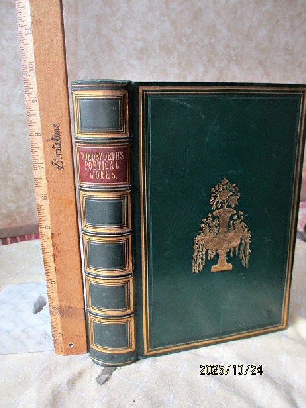 WORDSWORTH'S POETICAL WORKS, 1845, William Wordsworth, Post Laureate, Rare Find!