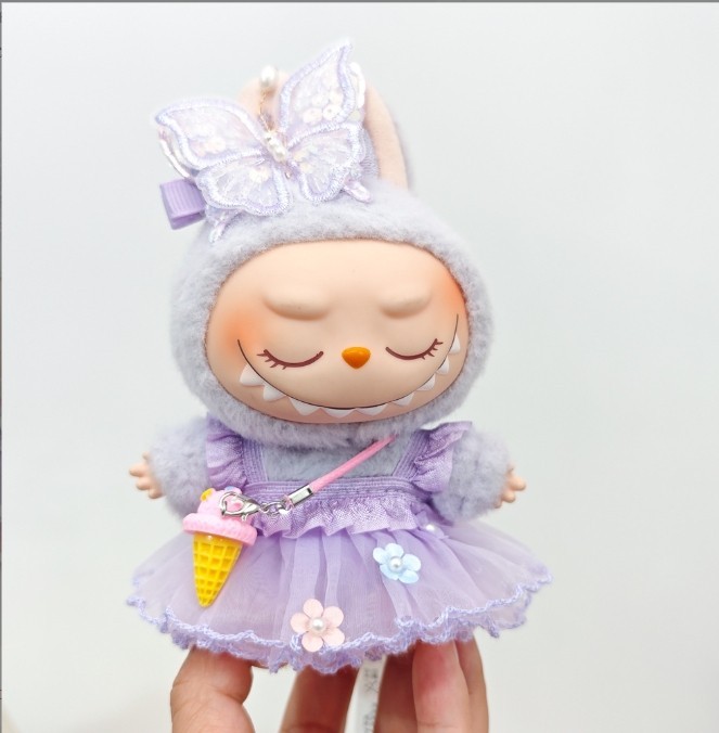 POP MART LABUBU The Monsters Plush Bow Fairy Dress Suit Set