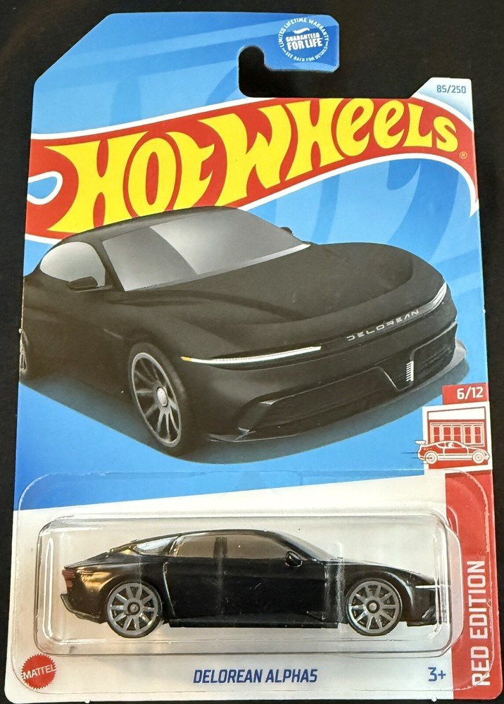 2024 Hot Wheels DeLorean Alpha5 Red Target Exclusive Limited Edition 6/12