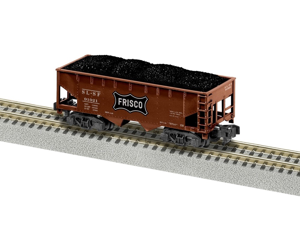 LIONEL AMERICAN FLYER FRISCO 2 BAY HOPPER S GAUGE #91921 WITH COAL LOAD 2119274 NEW