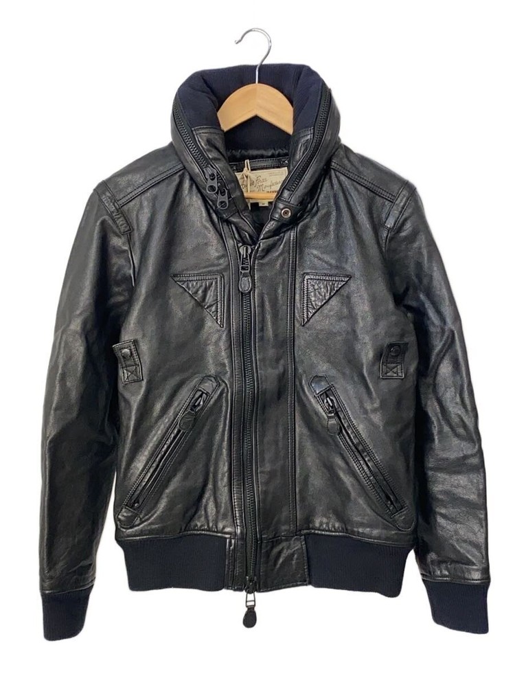 Avirex Leather Jacket Blouson/M/Cowhide/Blk/6131003 7734