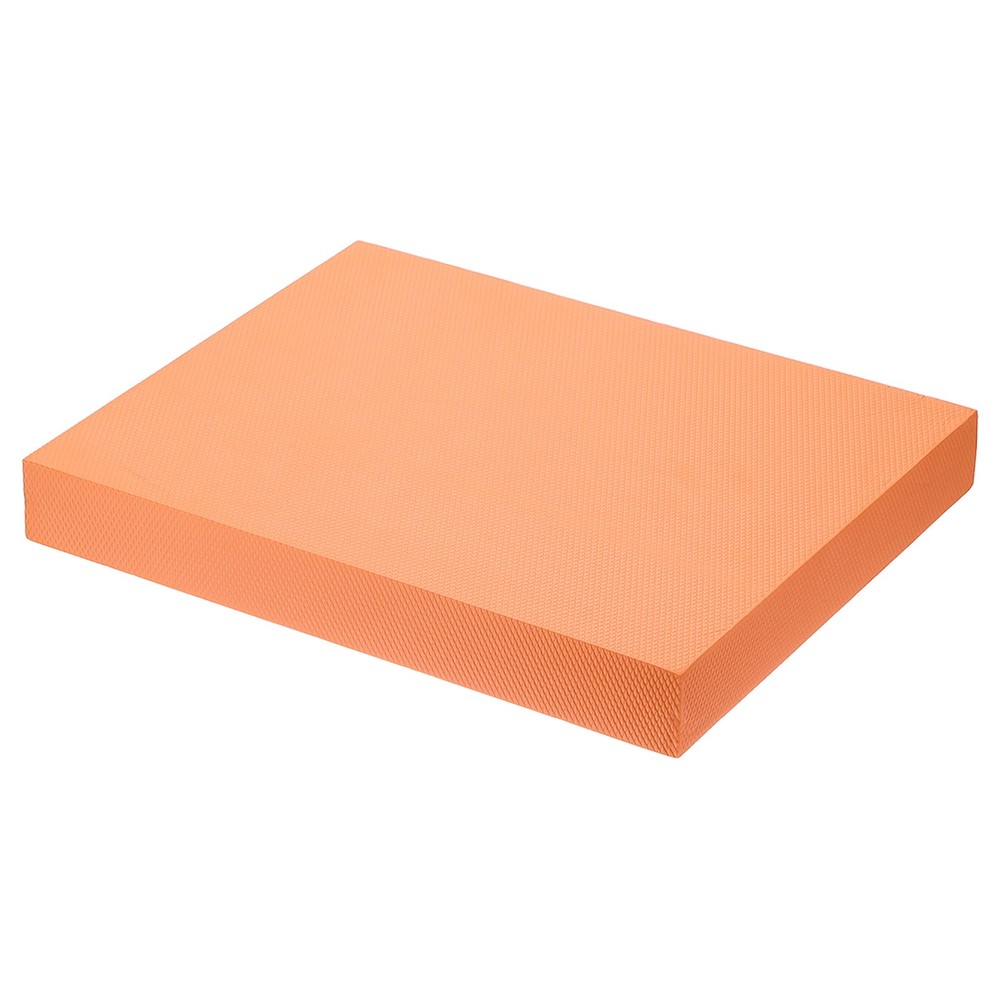 Non-Slip TPE Foam Pad Balance Pad Yoga Mat 15.7x13x2 Inch, Orange