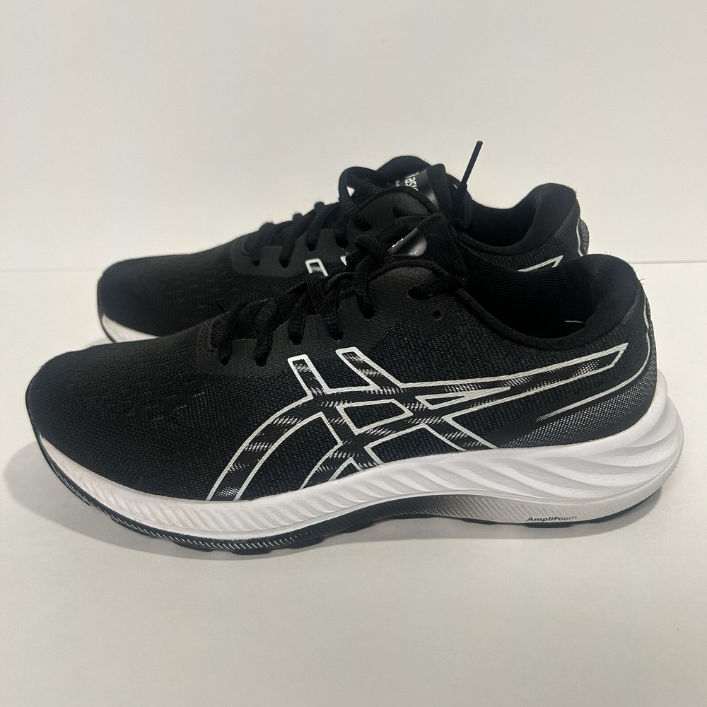 Asics Womens Gel Excite 9 1012B183 Black Running Shoes Sneakers Size 8