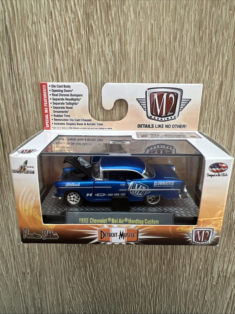M2 Machines Detroit Muscle Chevrolet 55 Bel Air Hardtop Custom