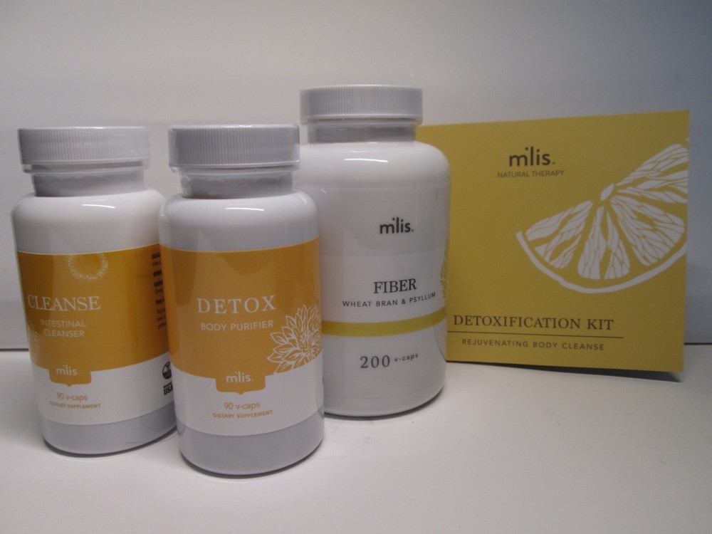 M'LIS DETOXIFICATION KIT (CLEANSER , DETOX , FIBER, )   EXP 2028 NEW