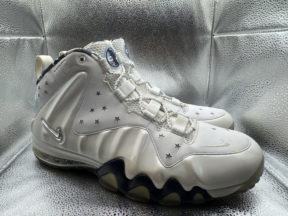 RARE 🚀 Size 13 - Nike Barkley Foam Posite Max Premium USA Olympics 588527-100