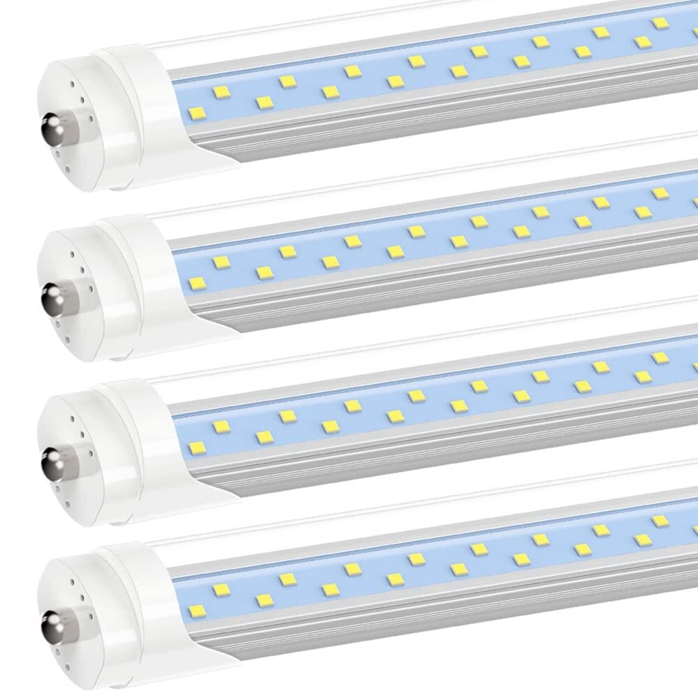 8FT T8/T10/T12 LED Tube Light Bulbs 50W 6000LM 5000K Daylight White