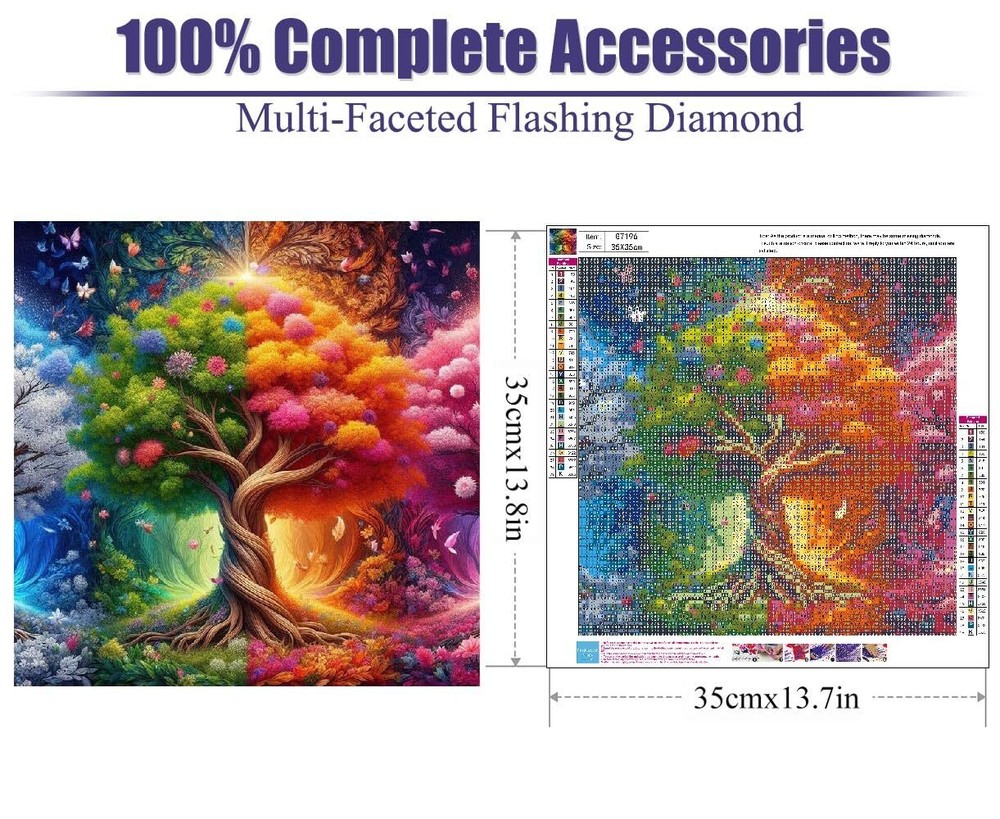 Tree of Life Diamond Art Kits for Adults5D DIY Crystal Diamond Dots for Adult...