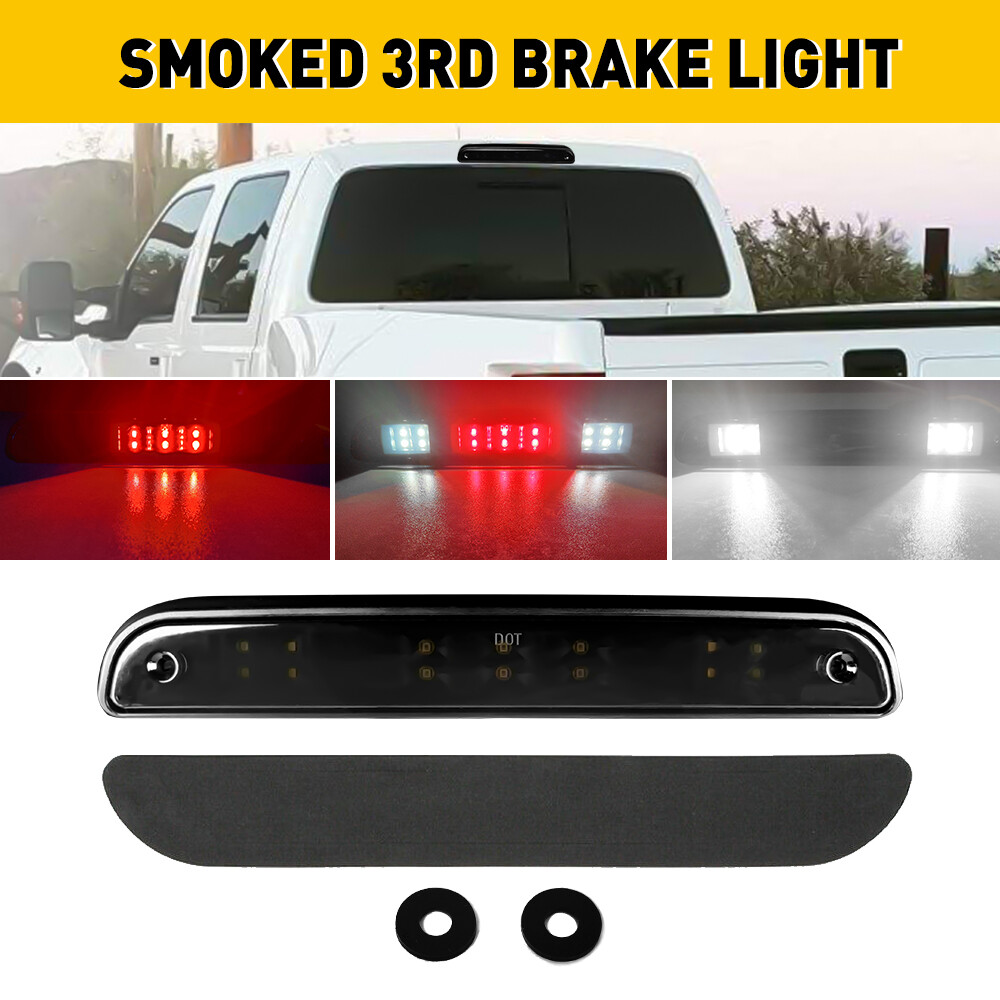 94-96 Ford F150 F250 F350 Bronco LED Smoked 3rd Brake Light