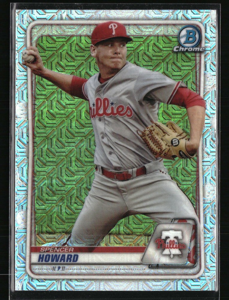 Spencer Howard 2020 Bowman chrome Mega 1st Edition #BCP-55 Baseball Card