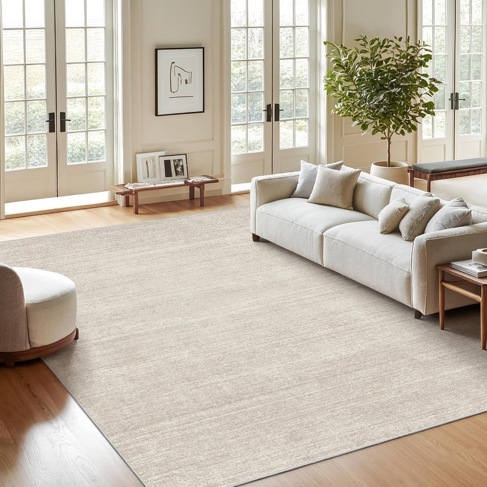5'x7' Washable Rugs Soft Carpet for Living Room Bedroom Non-slip Stain Resistant