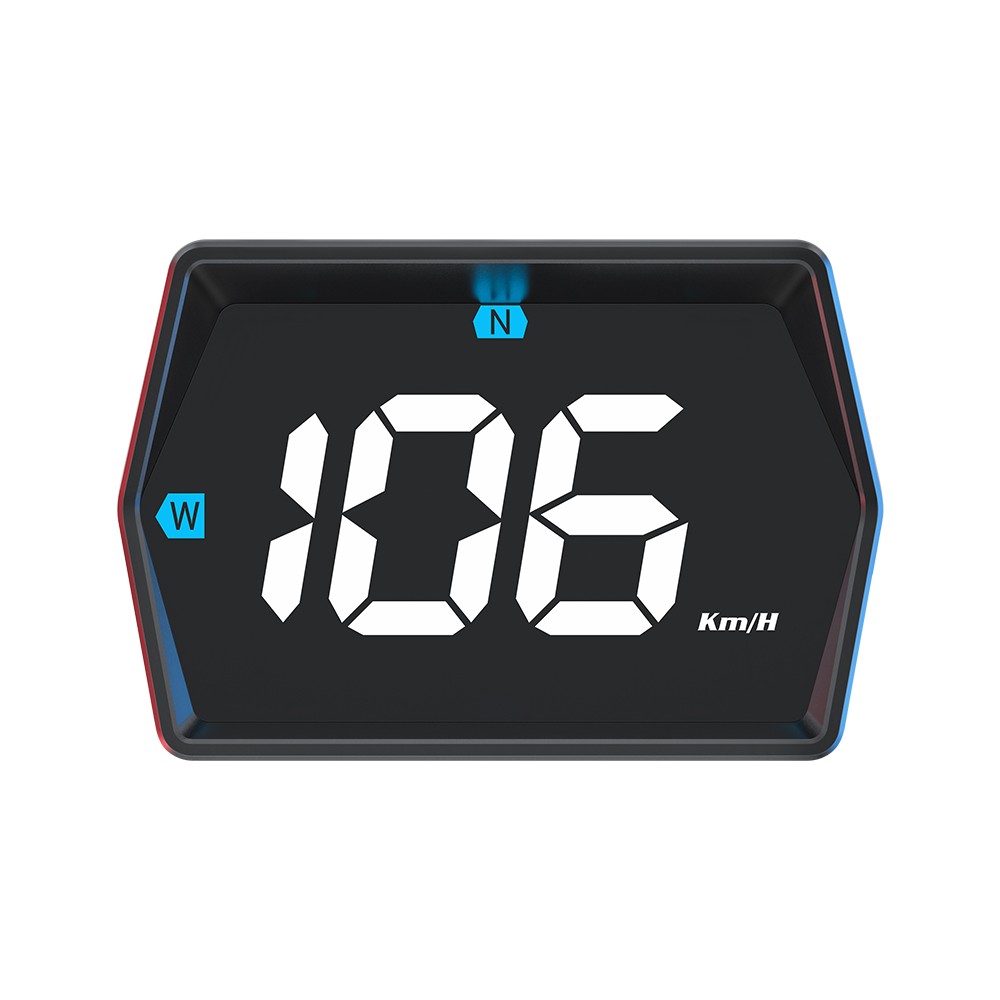 GPS Car HUD Speedometer with Overspeed Alarm MPH Universal Digital Display