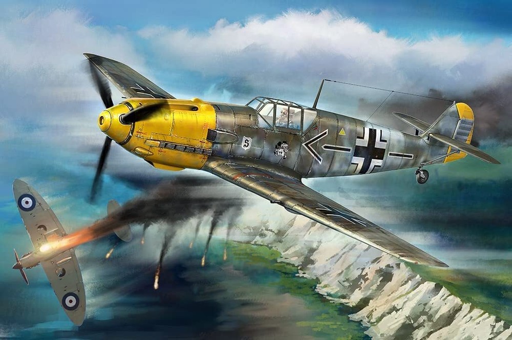 HobbyBoss 81809 Messerschmitt Bf109E September 1940 1/18 Scale Plastic Model Kit