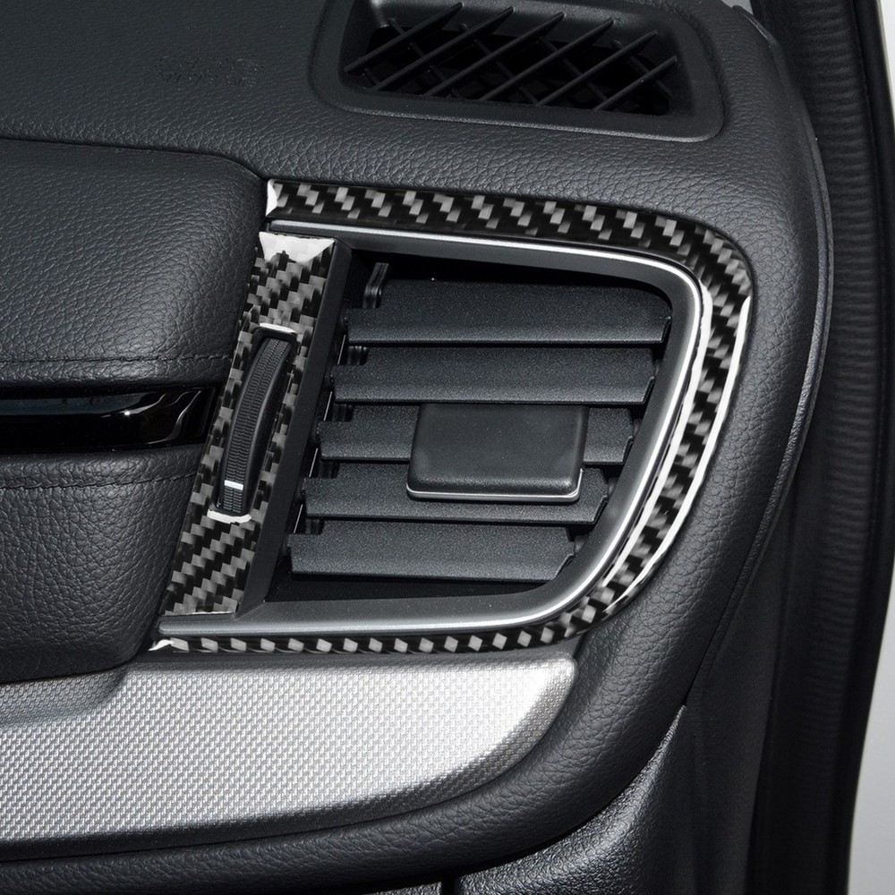 For Honda CRV 17-21 Real Carbon Fiber Interior Side Air Vent Outlet Cover Trim