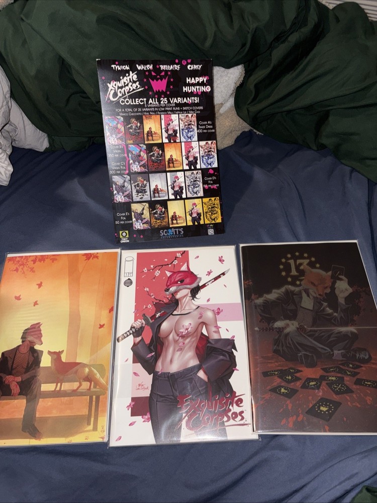 EXQUISITE CORPSES #1 NYCC BLIND BAG COMICS 3 DIFFERENT COVERS!