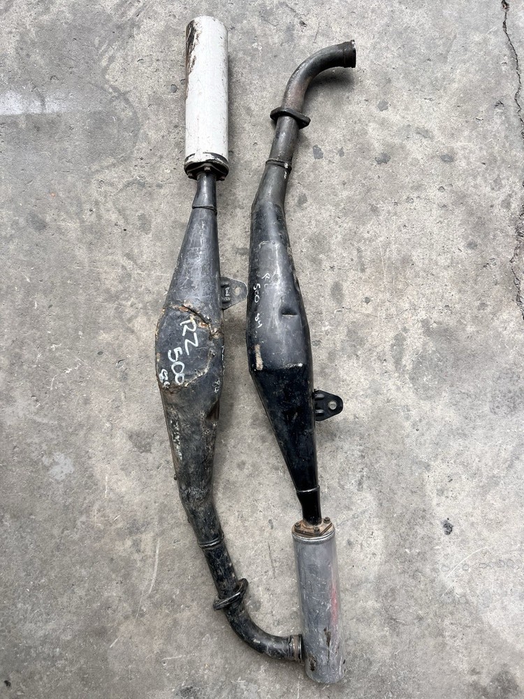 Yamaha RZ500 RZ 500 Expansion Chamber Exhaust Oem Genuine Rare 1984 IGE-14753