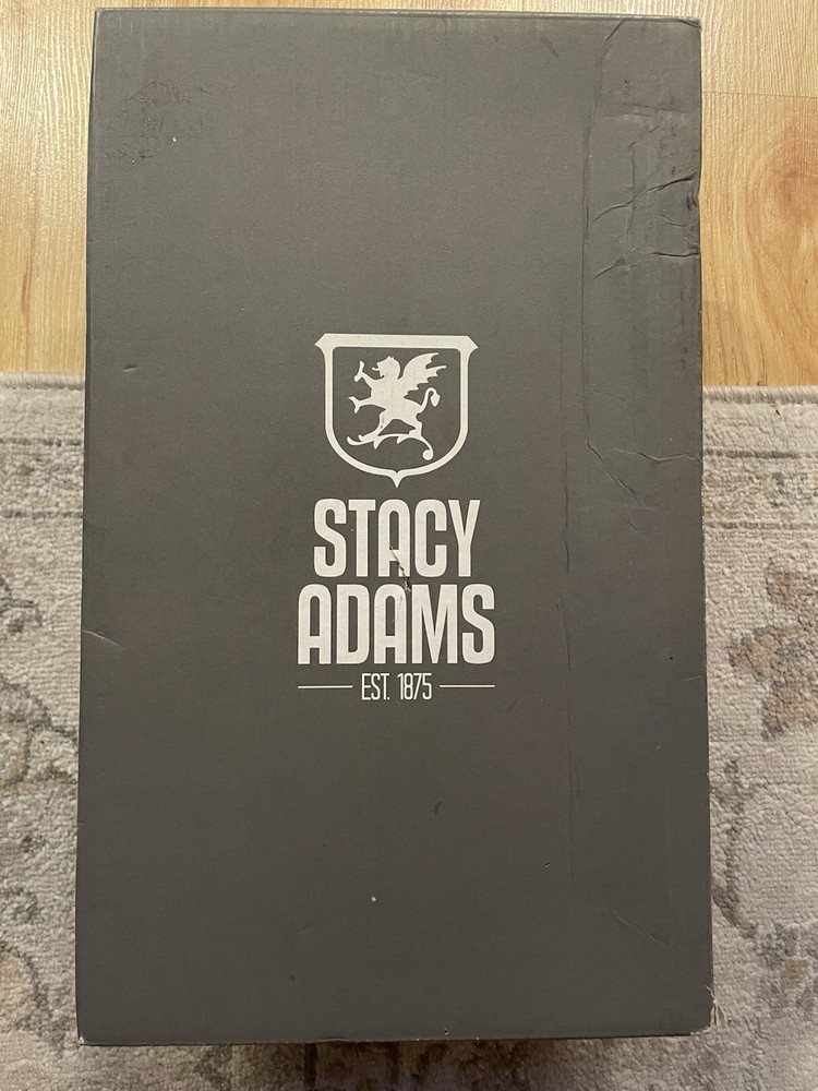 Stacy Adams Men's Size 10 Emile Tan Havane Oxford Dress Shoes