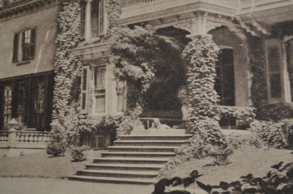 Aldie Mansion Doylestown Bucks County PA Postcard with Message on Reverse