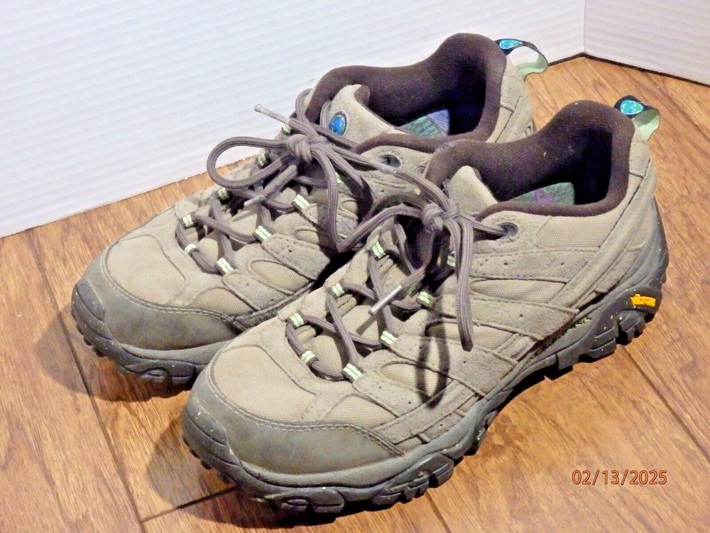 Merrell Moab 2 Womens Size 8 Shoes Brown Hiking Boots Trail Outdoor Sneakers