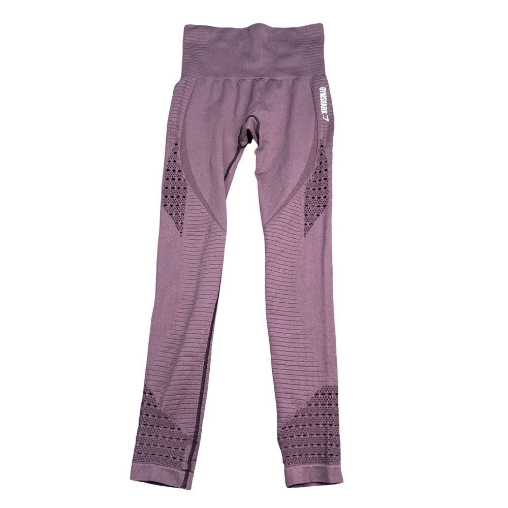 Gymshark Energy Seamless High-Rise Leggings Womens Small Purple Athleisure