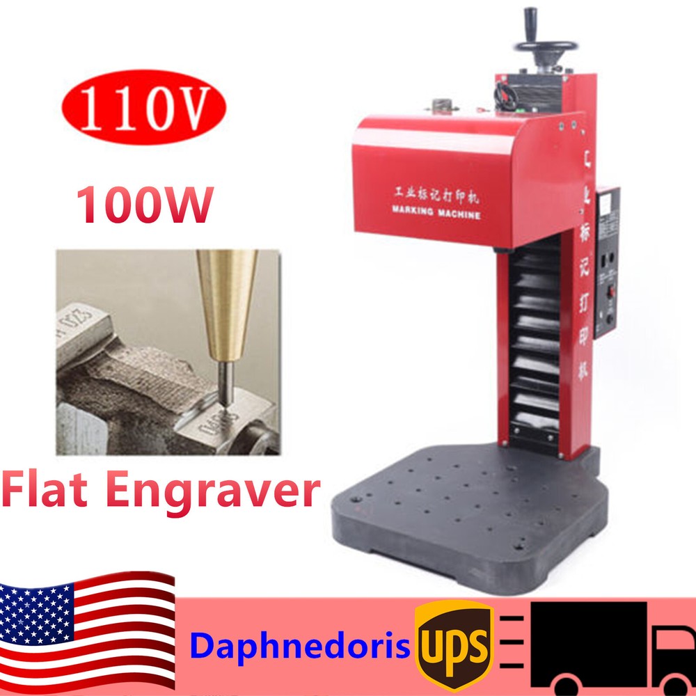 Pneumatic Marking Machine for Engraving VIN Codes on Metal Labels and Name Plates