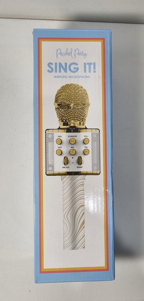 Packed Party Wireless Microphone with Record Play Scan Functions 44