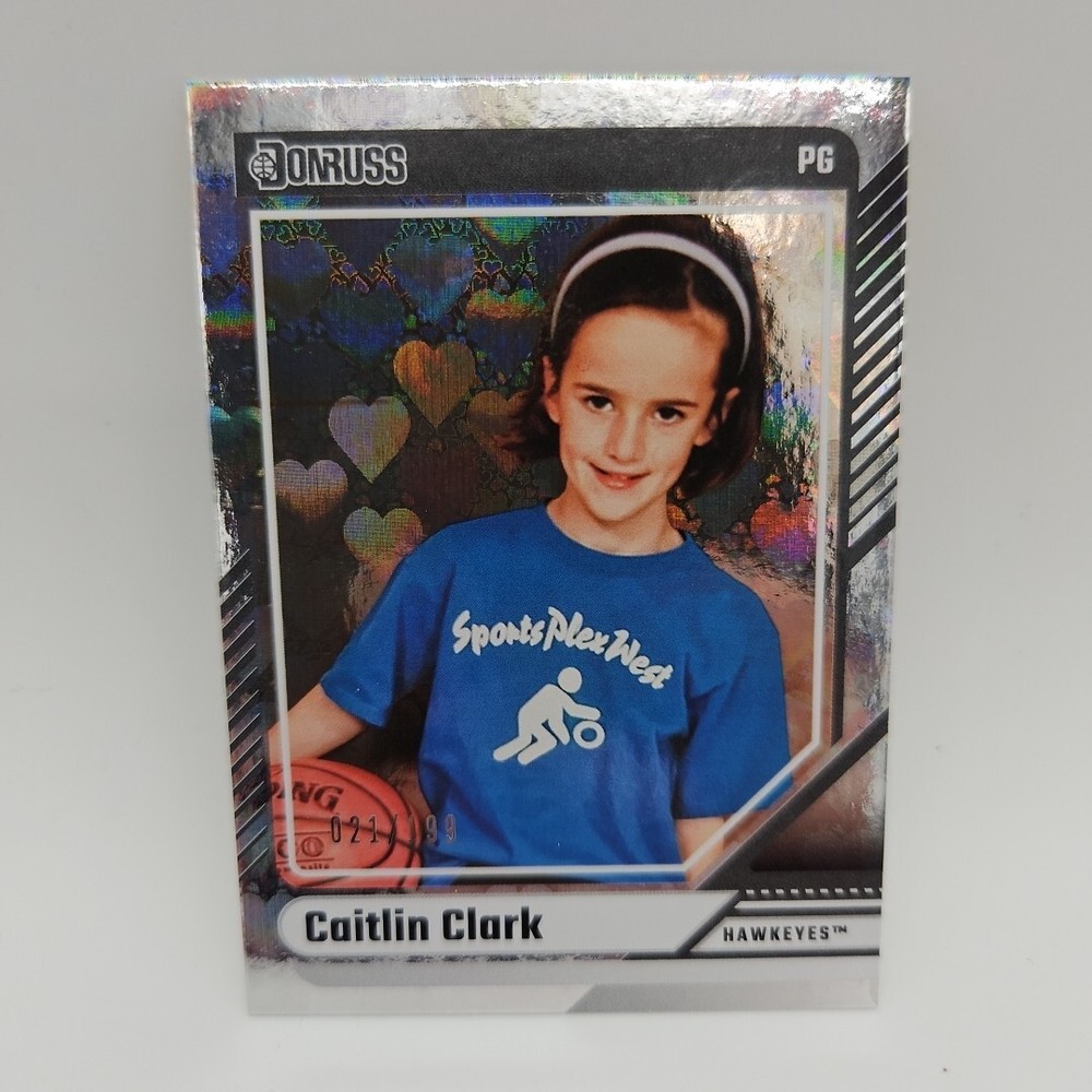 2024 Donruss Caitlin Clark #18 Limited Edition 021/199 Hearts Basketball Card for Collectors and Fans