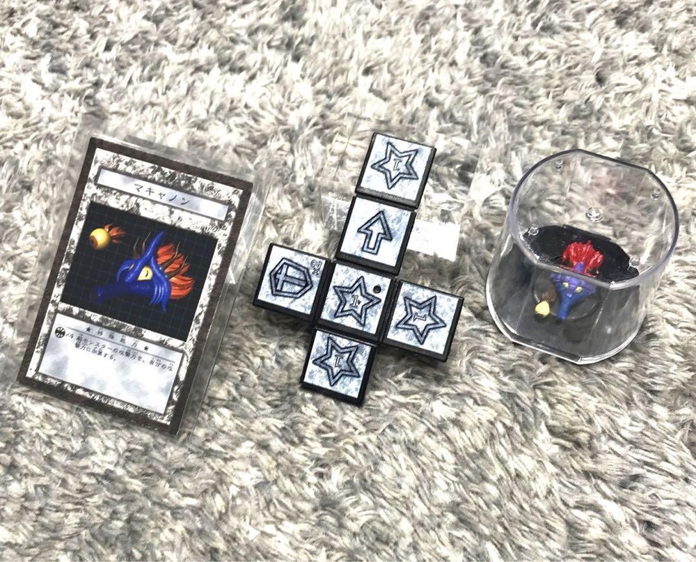 Yu-Gi-Oh Dungeon Dice Monsters Macannon 3-Piece Set Konami Pre-Owned