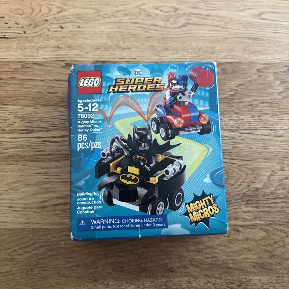 Lego DC Super Heroes Mighty Micros Batman vs Harley Quinn 76092 New Sealed Set