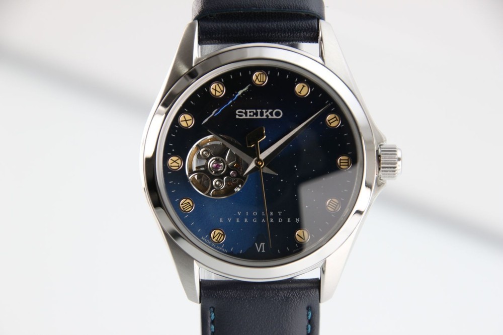 Seiko Violet Evergarden Collaboration Automatic 4R38 02R0 Watch Special Box