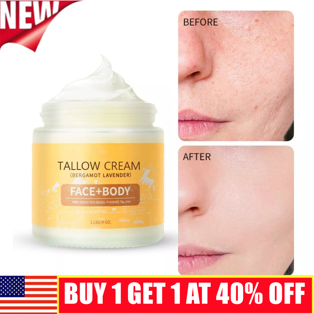NEW Beef Tallow Skin Cream, Facial Moisturizer, Beef Tallow Face Cream