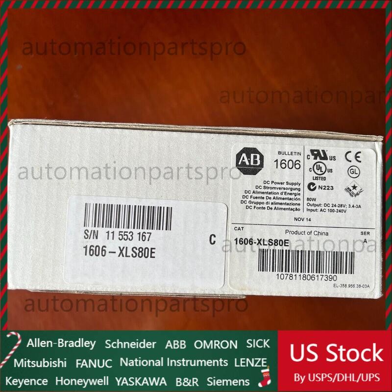 New 1606-XLS80E Power Supply For Allen-Bradley 1606XLS80E US Free Tax