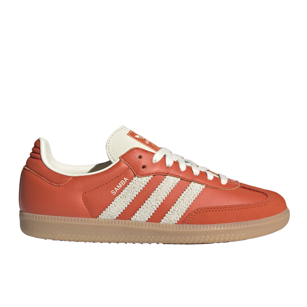 adidas Samba Og Lace Up  Womens Orange Sneakers Casual Shoes JI2737
