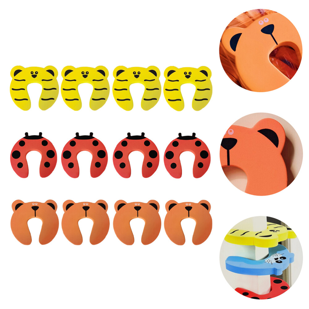 12 Pcs Animal Card Sensor Child Window Locks Safety Door Knob Handle