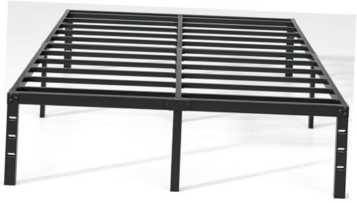 Metal Bed Frame,Size Bed Frame with Storage Space,Heavy Duty Queen 14 Inch