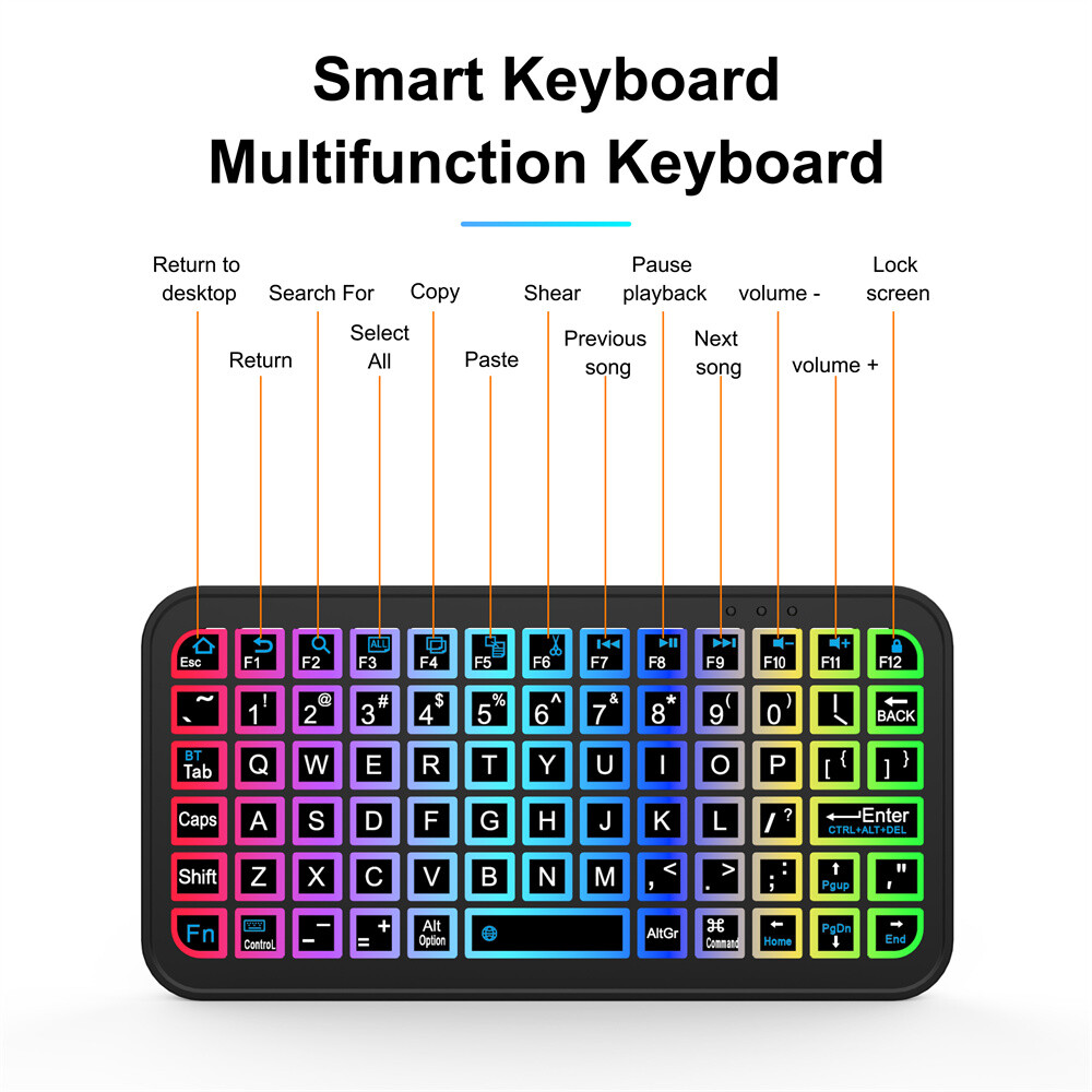 Mini Wireless Bluetooth Keyboard for Android Windows Mac Devices
