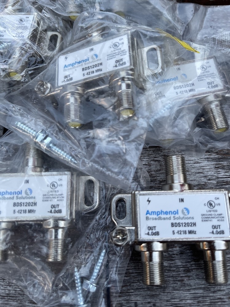 Amphenol Broadband BDS1202H 2-way Digital High Performance Coax Splitter New!