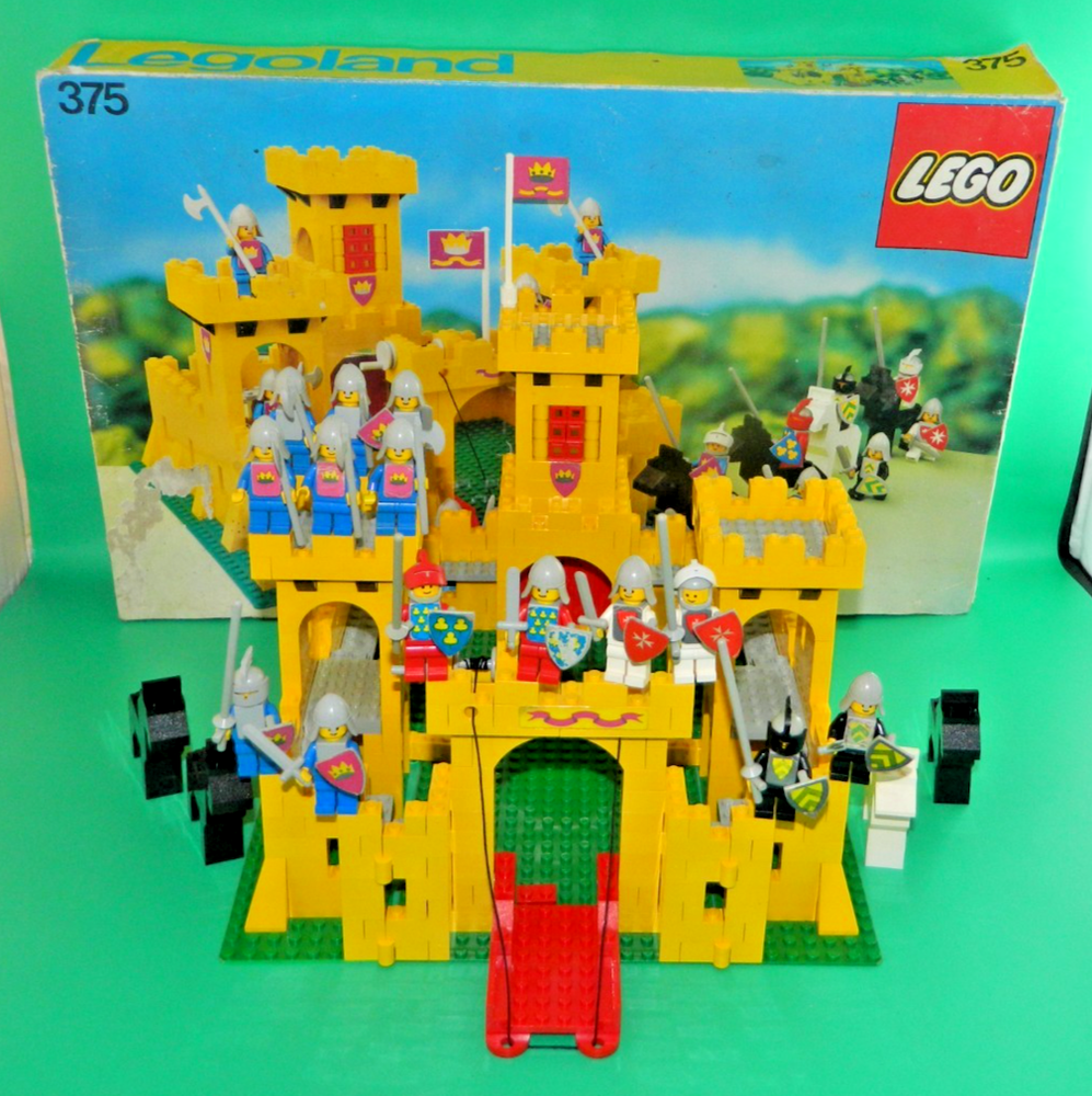 LEGO 375 6075 Classic Castle Building Set vintage complete boxed instructions