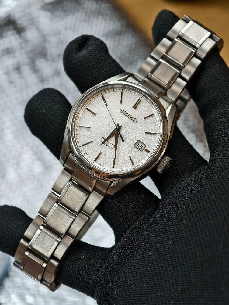 Seiko Presage SARX055 Snowflake Automatic Watch 6R15 Stainless Steel Working Box