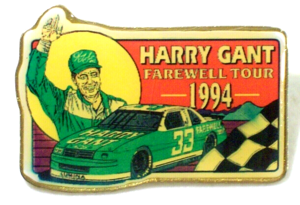 1994 Harry Gant Nascar #33 Race Car Farewell Tour Pin