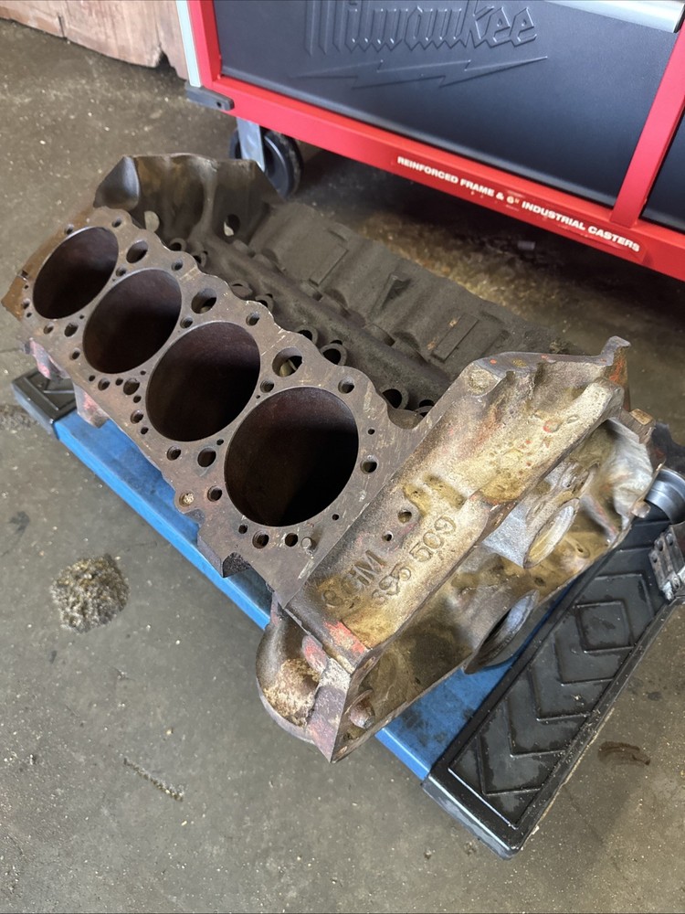 SBC 400ci  Chevy 509 Casting Hi Nickel Content Bare Block 2 Bolt Standard Bore