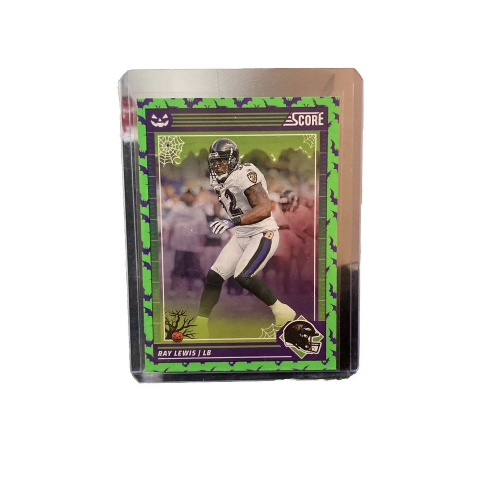 2024 Panini Score Halloween Green Bats Ray Lewis #290 Baltimore Ravens