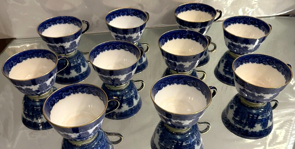 Minton Cups Blue Willow 3.5
