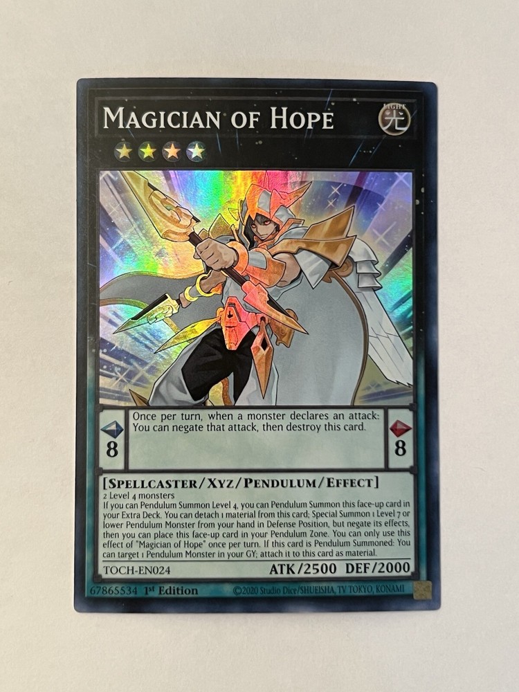 Magician of Hope TOCH-EN024 1st Ed Toon Chaos TCG Card