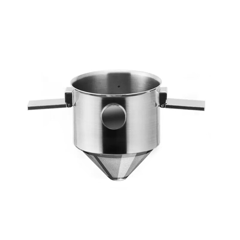 Foldable Reusable Stainless Steel Coffee Filter - Portable & Durable