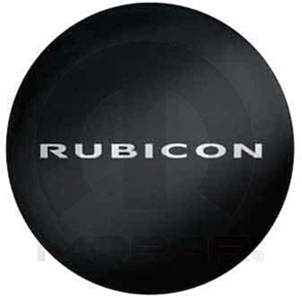 Mopar Accessories 82212429 Spare Tire Cover 2007-13 Jeep Wrangler 2/4-Door Rubic