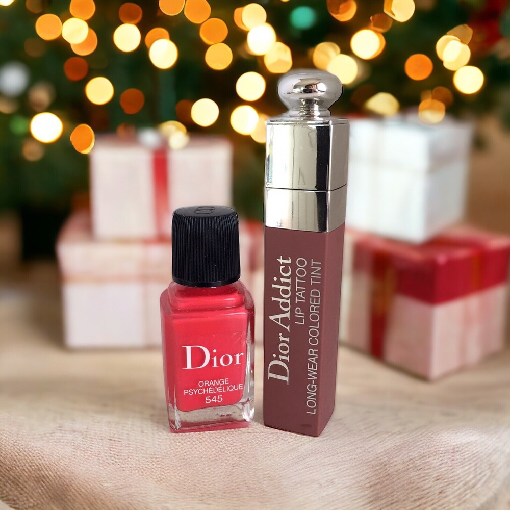 Dior Addict Lip Tattoo 491 Rosewood & Dior Vernis Nail Polish