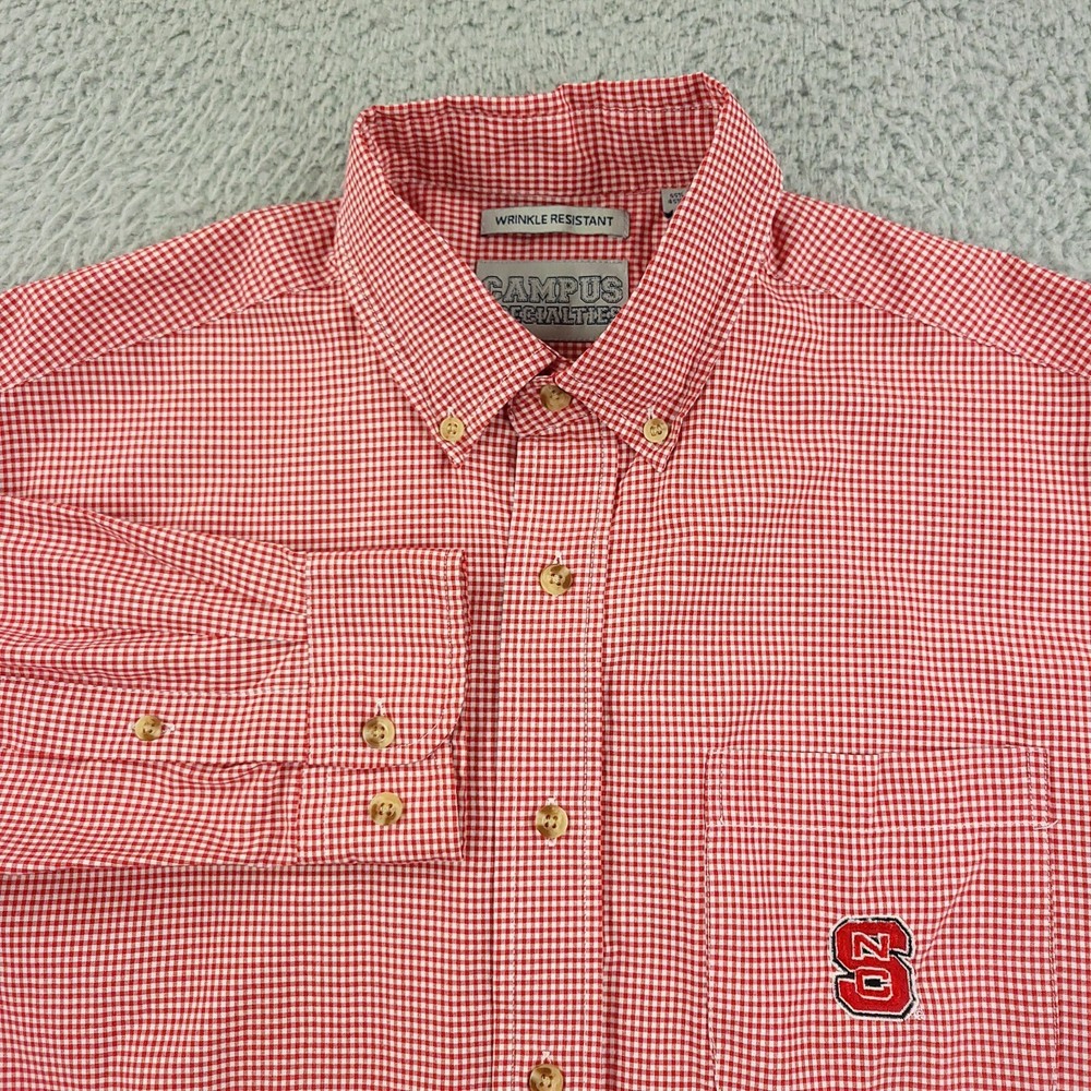 NC State Wolfpack Shirt Mens Medium Red Campus Specialties Football NCAA